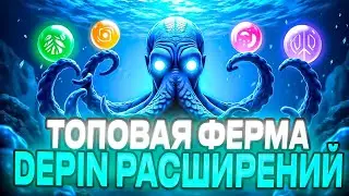 Лучшая DePin Ферма 2025 | Как Создать Ферму Браузерных Расширений | Ферма Нод