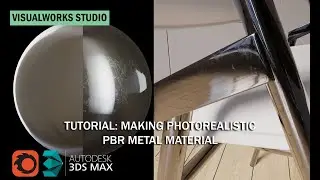 CREATING PHOTO REALISTIC METAL PBR MATERIAL WITH SURFACE IMPERFECTION - CORONA 7 RENDER TUTORIAL