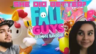 Hilarious FallGuys Collab With My Girl (Fall Guys Ultimate Knockout)