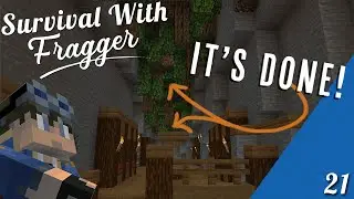 Finishing Up The Ravine Transformation! | Survival With fragger Episode 21