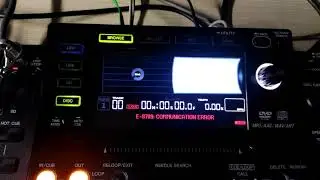 Pioneer CDJ 2000 E-8709 communication error - Wait