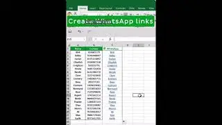 How To Create WhatsApp Link In Excel EASILY