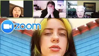Celebrities Crashing Zoom Calls