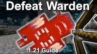 KILL Warden INSTANTLY Minecraft  1.21 Hardcore (NO ARMOR/POTIONS) | How to Kill Warden in Minecraft