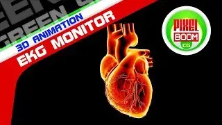 Ekg Heartbeat Monitor Electrocardiogram Animation - PixelBoomCG