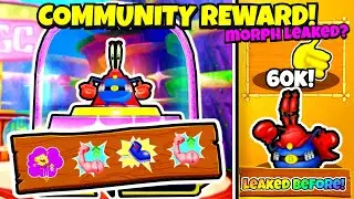 CAPTAIN KRABS Community Reward Morph! | Roblox SpongeBob Simulator