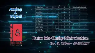 Quine Mc Clusky Minimization | Dr.G.Usha | SRMIST | Analog & Digital Communication
