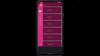 Flutter Sidebar Menu Full Mode and Iconic Mode