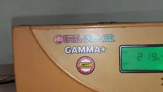 luminous 550 Watt Solar Pannel Load Test Utl Gama + Inverter