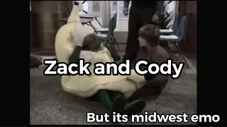 Zack and Cody But It’s Midwest Emo