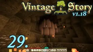 Resource Rich Cave With Halite - Let's Play Vintage Story 1.18 Part 29
