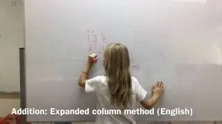 Addition Expanded column method (English)