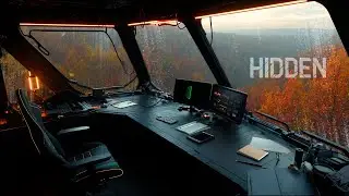 CONCEALMENT | 2h Autumn Ambience with Rain + Radio Sounds | Focus or Sleep