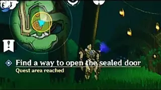 Find a way to open the sealed door Quest | GENSHIN IMPACT @Chellan_vlogs