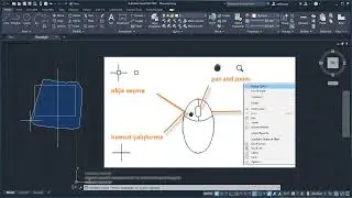 Autocad Mause Tuş işlevleri-2.bölüm-3.ders
