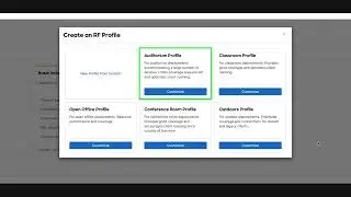 Configuring Meraki RF Profiles Using Templates - Tutorial