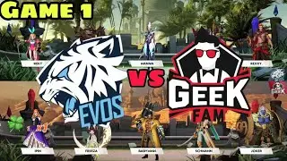 EVOS LEGENDS VS GEEK FAM ID | WANNN DKASIH KARIE? | MPL ID WEEK 6