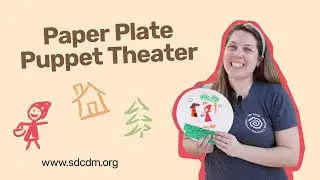 Create a Fairytale Paper Plate Puppet Theater!