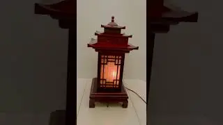 Vintage Asian Temple Lamp