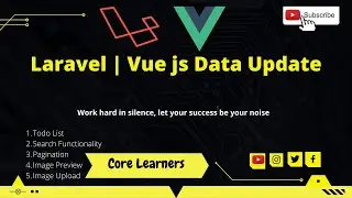 13. Laravel vue js  Data Update Successfully
