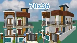 simple 3 bedroom house plans | 70×36 house