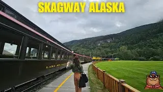 Skagway Alaska from the Carnival Spirit Cruise - White Pass Railway, Gold & Sled Dogs - Day 5