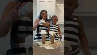 Just making coffee with my mini 🫶🏽 #shorts