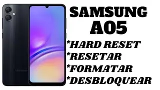 Dr.Celular - Samsung A05 - Hard Reset - Resetar - Formatar - Desbloquear