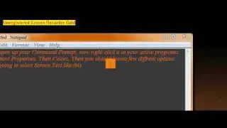 BellMedia - Tutorial - CMD Text Color Change