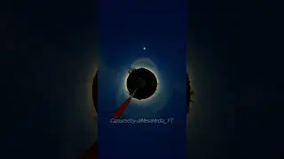SOLAR ECLIPSE 2024 INCREDIBLE 360 VIEW - Captured by @MesoMedia_YT