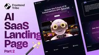Build a 🤩 Futuristic Next.js AI Saas Landing Page | TailwindCSS, React, Typescript and CVA — Part 2