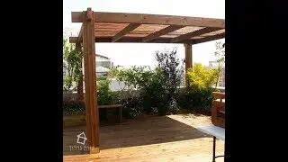 בניית פרגולות עץ - צוות גדרון