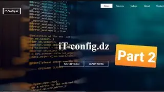 Create A Website Using HTML And CSS | Part 2| صفحة الخدمات| Services page