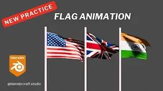 flag animations for blender beginner (tutorial)