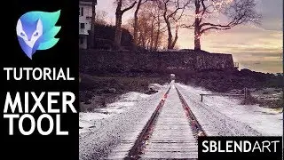 enlight photo app tutorial - mix two images together (blending modes)