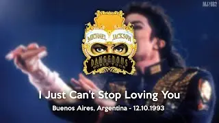 Michael Jackson - I Just Can't Stop Loving You | Buenos Aires, Argentina 12/10/1993 [Pro vs Amateur]