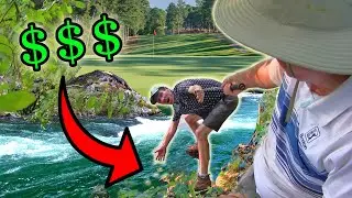 How Much Money Can We Make Hunting For Lost Golf Balls?! 💲