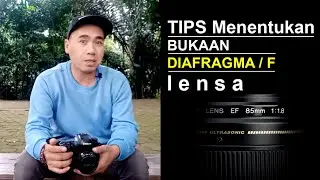 setting bukaan lensa kamera