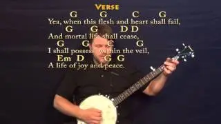 Amazing Grace (Hymn) Banjo Cover Lesson with Chords/Lyrics