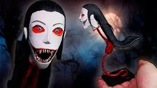Making KRASUE ★ Eyes: The Horror Game ➤ Polymer clay Tutorial (Handicraft)