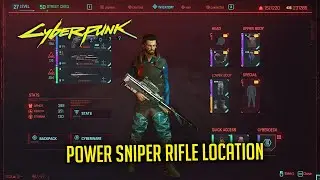 Heavy Power Sniper Rifle Location | CYBERPUNK 2077