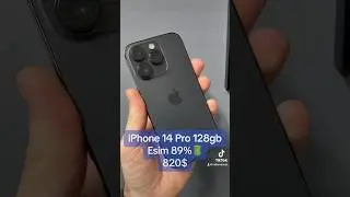 iPhone 14 Pro 128gb Esim Black #iphone #iphone14pro