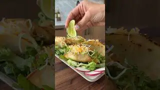 Baked crunchy shrimp tacos✨