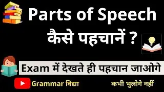 Parts of Speech in English Grammar with Examples | #learnenglish #partsofspeech #noun