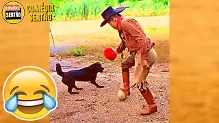 Cowboy x Cachorro! 😂 Vídeos Engraçados de 2023 e 2024