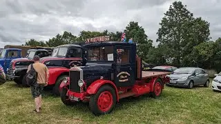 stationary engines, traction engines and tractors at hollowell steam rally, Northamptonshire