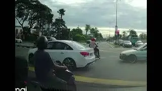 Red light run fail.