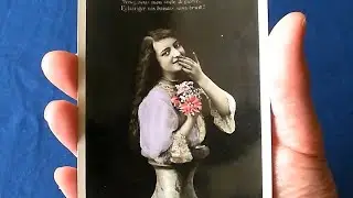 Living Statues Vintage Postcards and Medusa