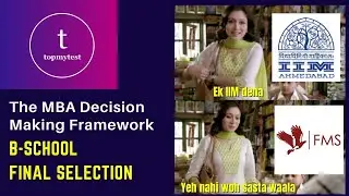 The MBA Decision Making Framework 2021 | How to make smart choices in MBA Entrance Exam Preparation?