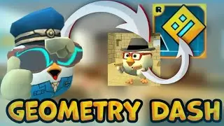 😱ЧИКЕН ГАН, НО ЭТО GEOMETRY DASH!!!